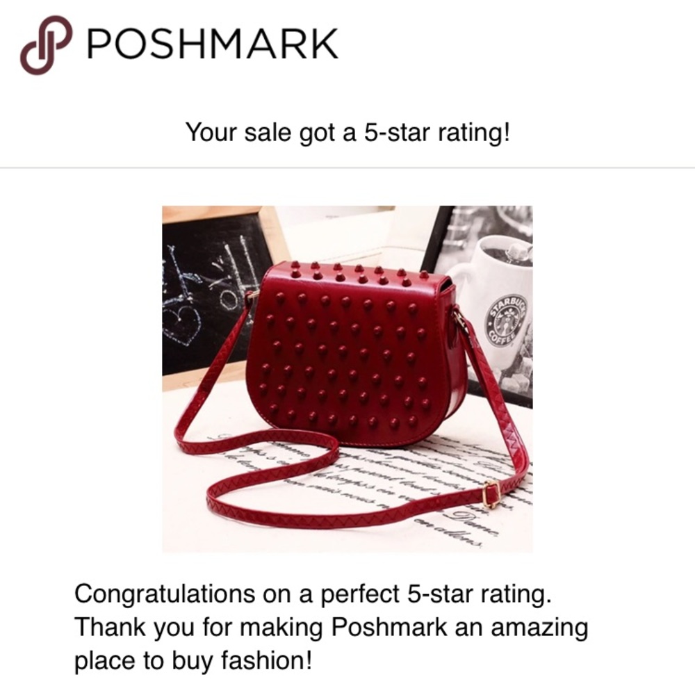 💥LAST ONE💥 Red Rivet Crossbody Bag - Picture 2 of 4